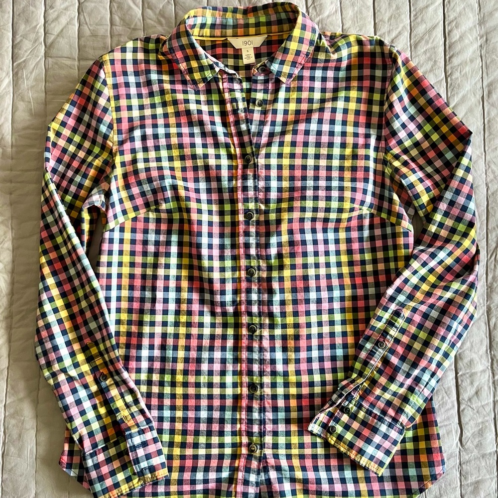 1901 Vibrant Plaid Men's Shirt